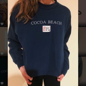 Cocoa Beach Florida crewneck